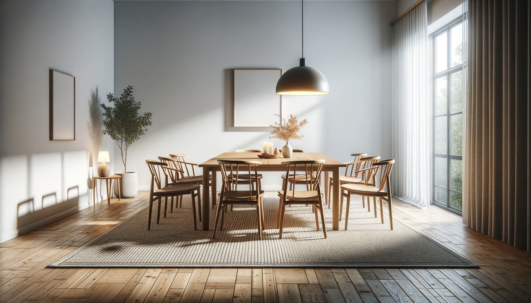 Mattplacering i kök – matta under matplats i kök med tillräcklig marginal